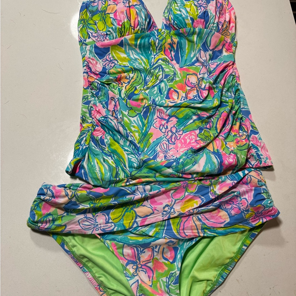 Lilly Pulitzer Size 6 Tankini, worn once